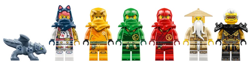 Minifiguren: LEGO Ninjago 71797 Ninja-Flugsegler im Wettlauf mit der Zeit