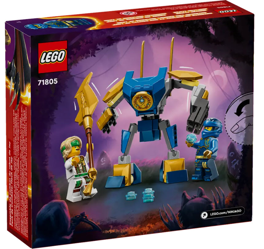 Box Rückseite: LEGO Ninjago 71805 Jays Battle Mech