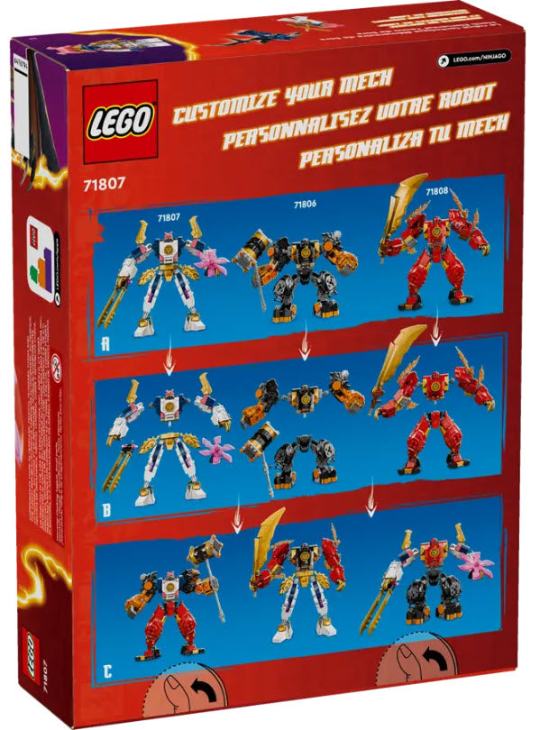 Box Rückseite: LEGO Ninjago 71807 Soras Technikmech