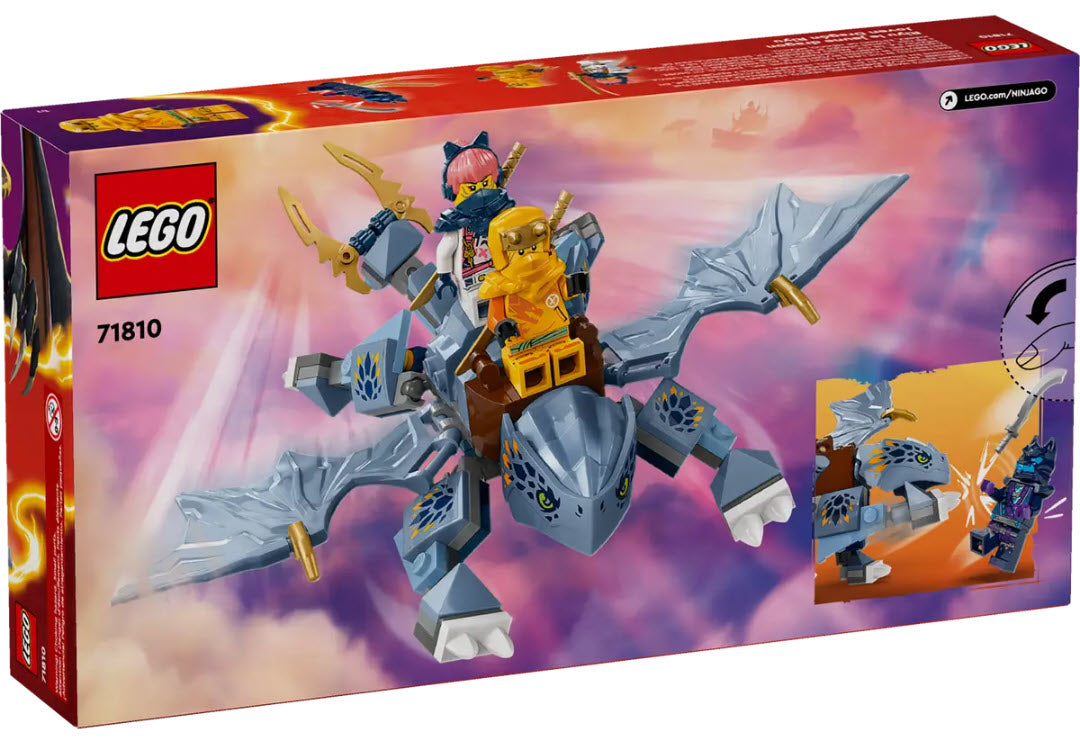 Box Rückseite: LEGO Ninjago 71810 Riyu der Babydrache