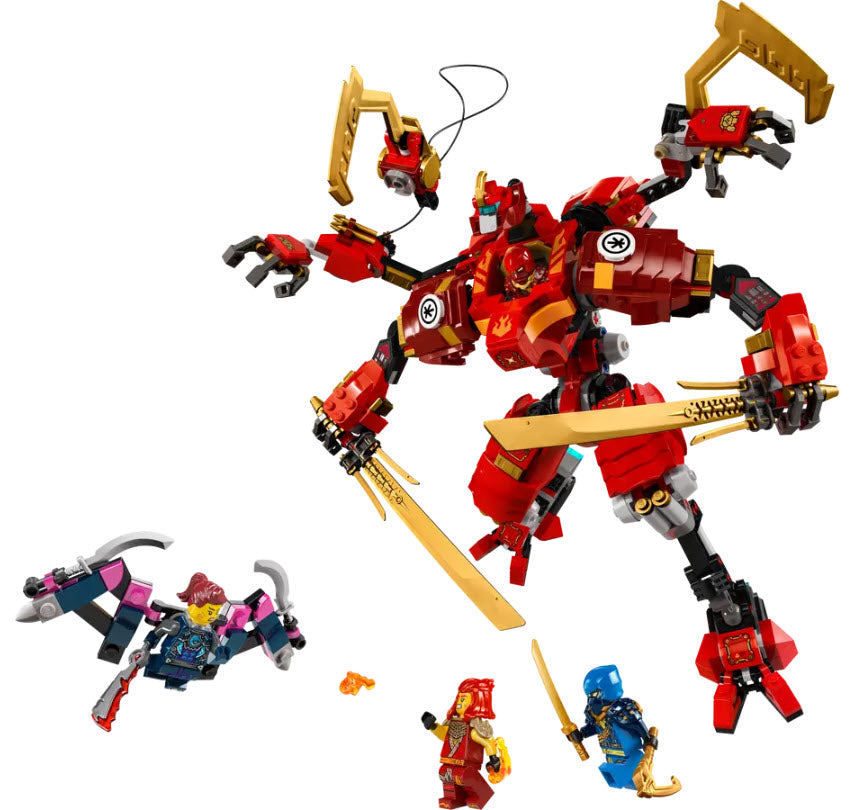 Inhalt: LEGO Ninjago 71812 Kais Ninja-Kletter-Mech