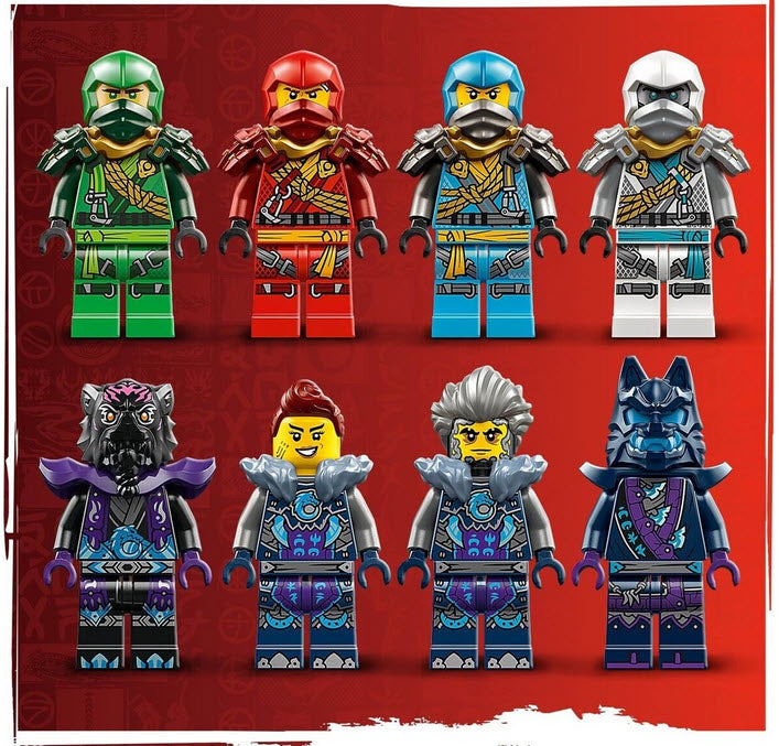 Minifiguren: LEGO Ninjago 71813 Wolfsmasken-Dojo