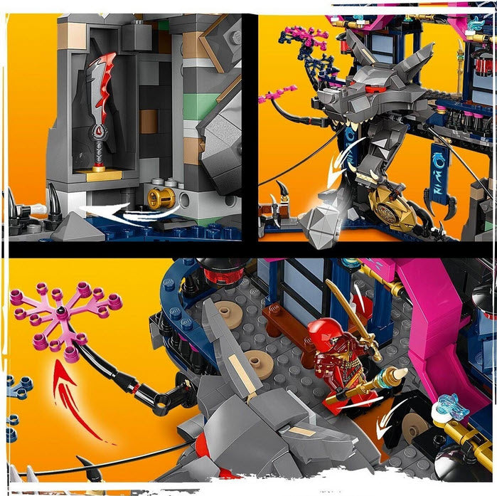 Detail 1: LEGO Ninjago 71813 Wolfsmasken-Dojo
