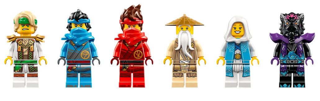 Minifiguren: LEGO Ninjago 71819 Drachenstein-Tempel