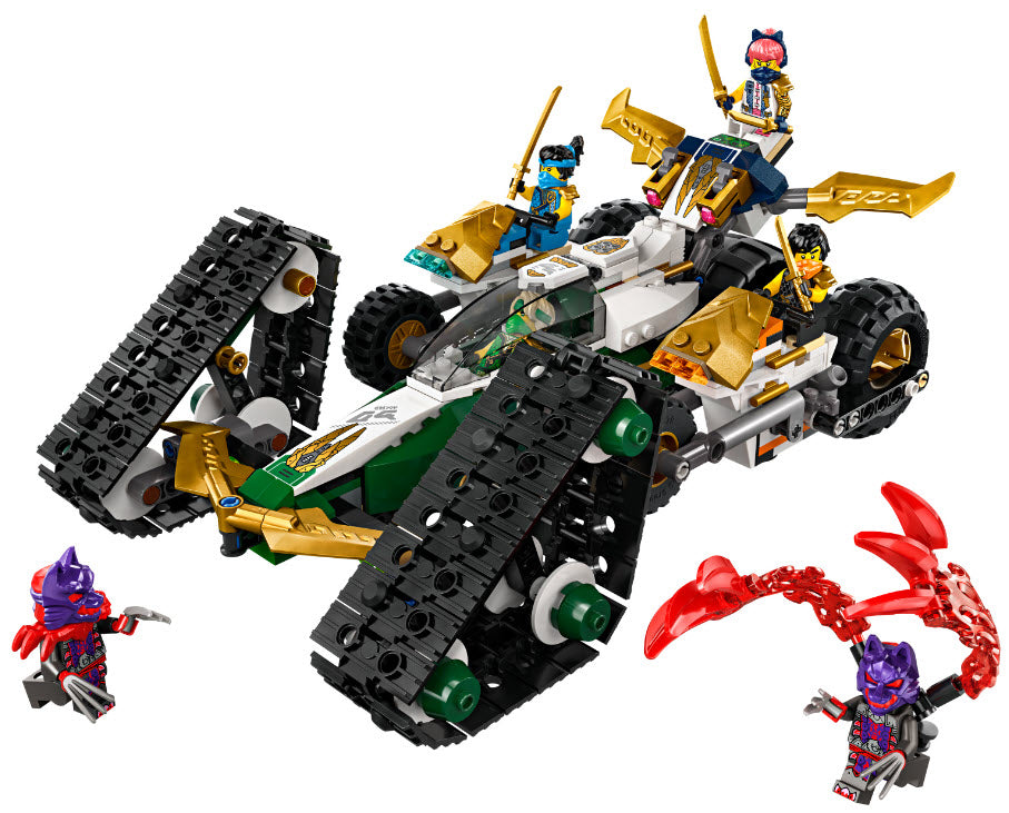Inhalt: LEGO Ninjago 71820 Kombi-Raupe des Ninja-Teams