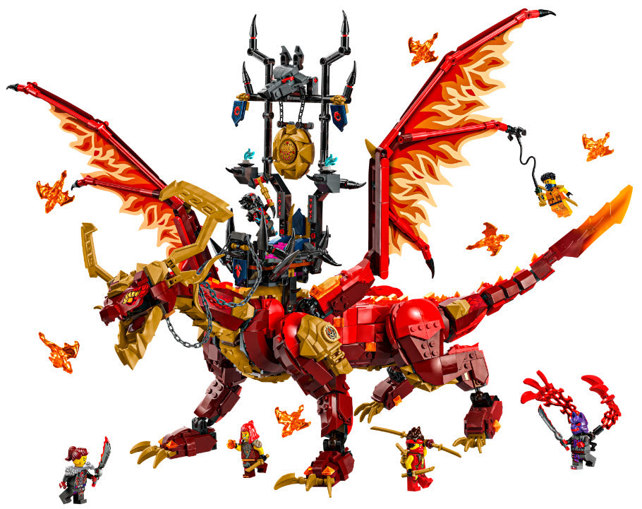 Inhalt: LEGO Ninjago 71822 Quelldrache der Bewegung