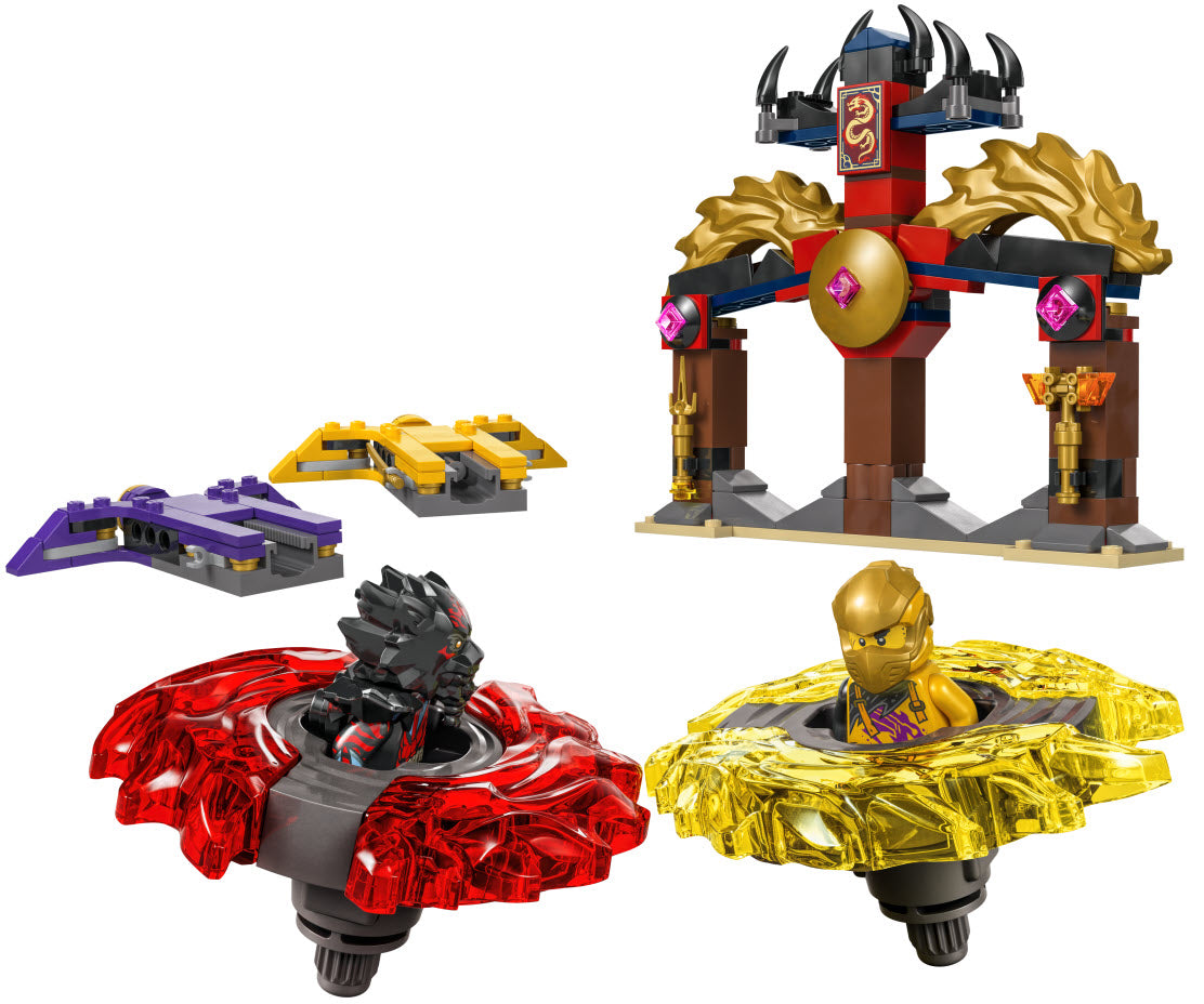Inhalt: LEGO Ninjago 71826 Drachen-Spinjitzu Battle Pack
