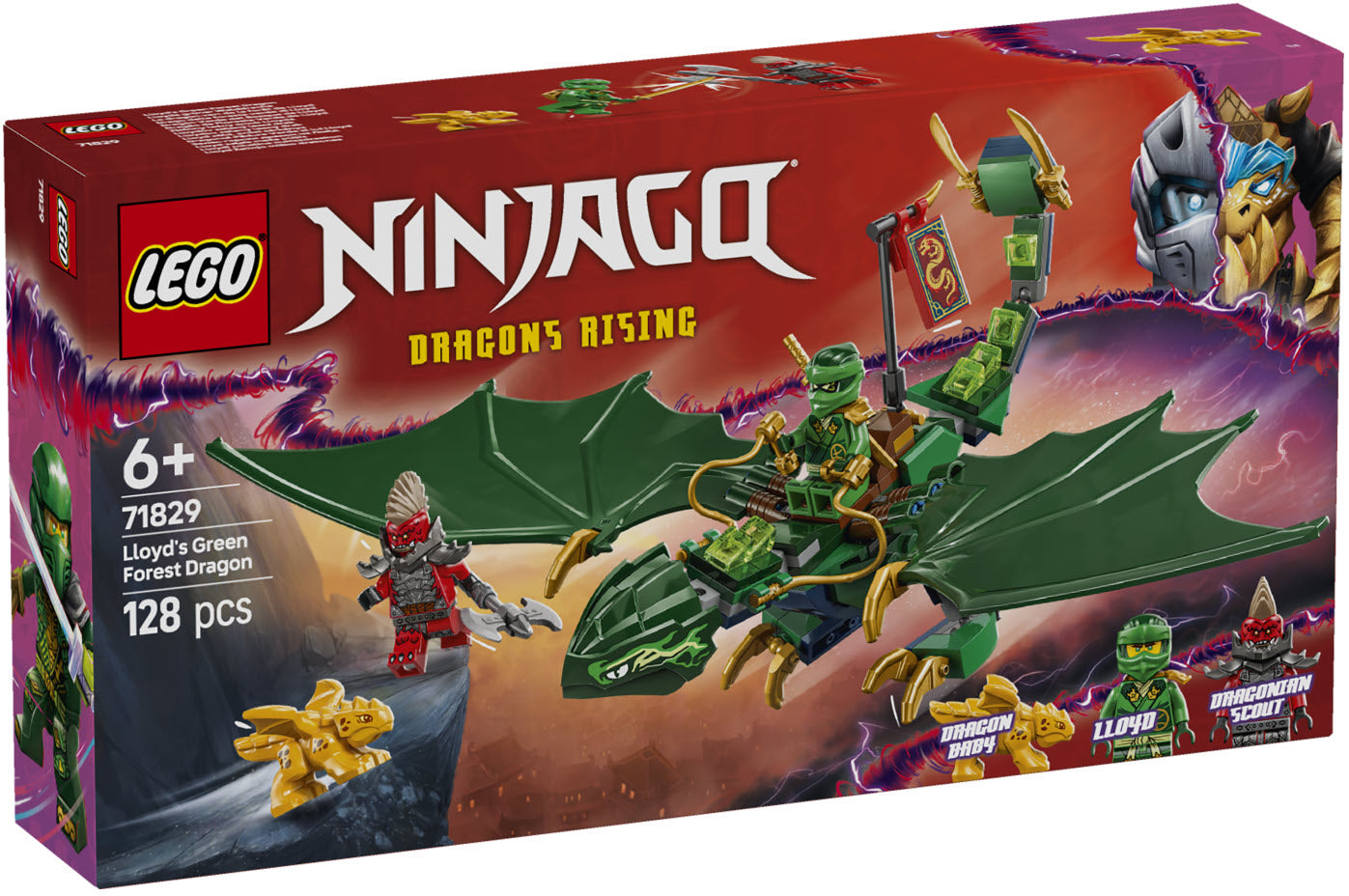 LEGO Ninjago 71829 Lloyds grüner Walddrache