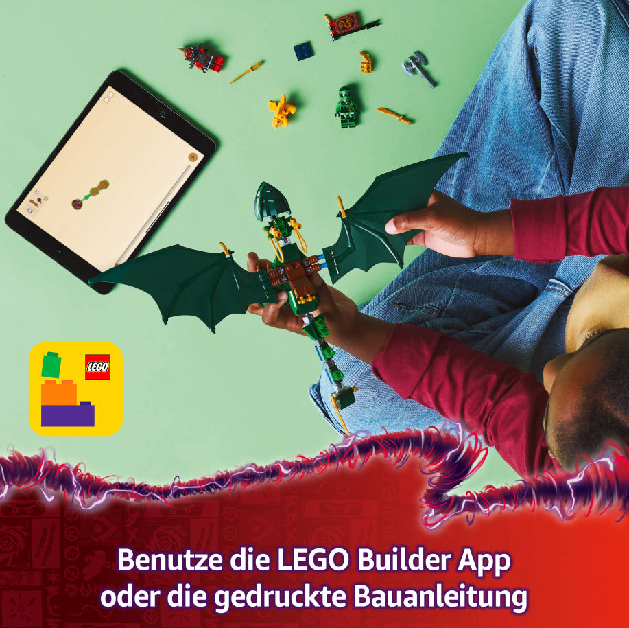 Detail 2: LEGO Ninjago 71829 Lloyds grüner Walddrache