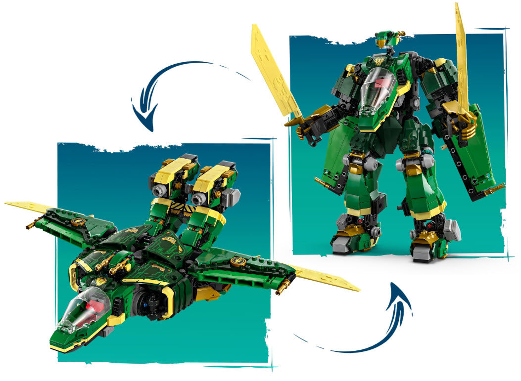 Detail 1: LEGO Ninjago 71845 Lloyds Jet-Mech