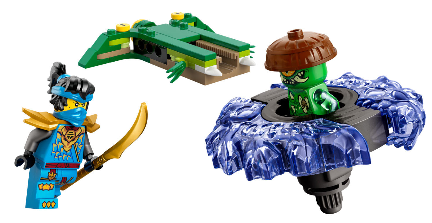 Inhalt: LEGO Ninjago 71849 Nya vs. Mutationsmonster-Spinner