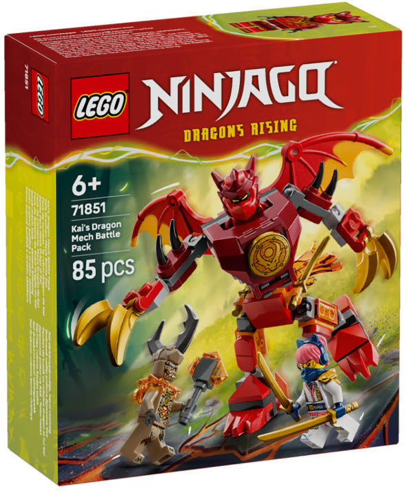 LEGO Ninjago 71851 Kais Drachen-Mech Battle Set