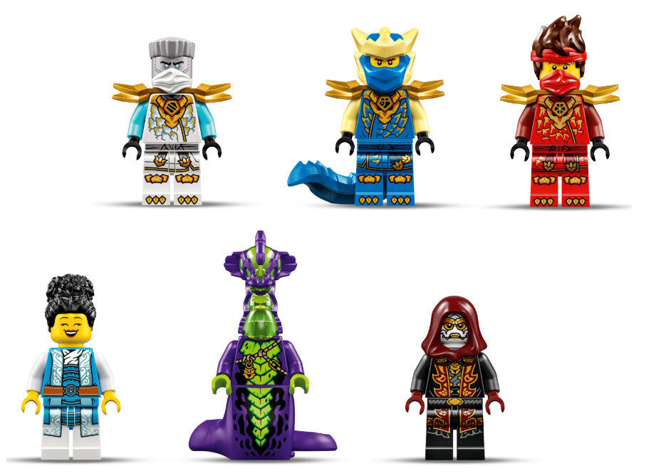 Minifiguren: LEGO Ninjago 71857 Showdown am Baumhaus mit dem Ninja-Bike