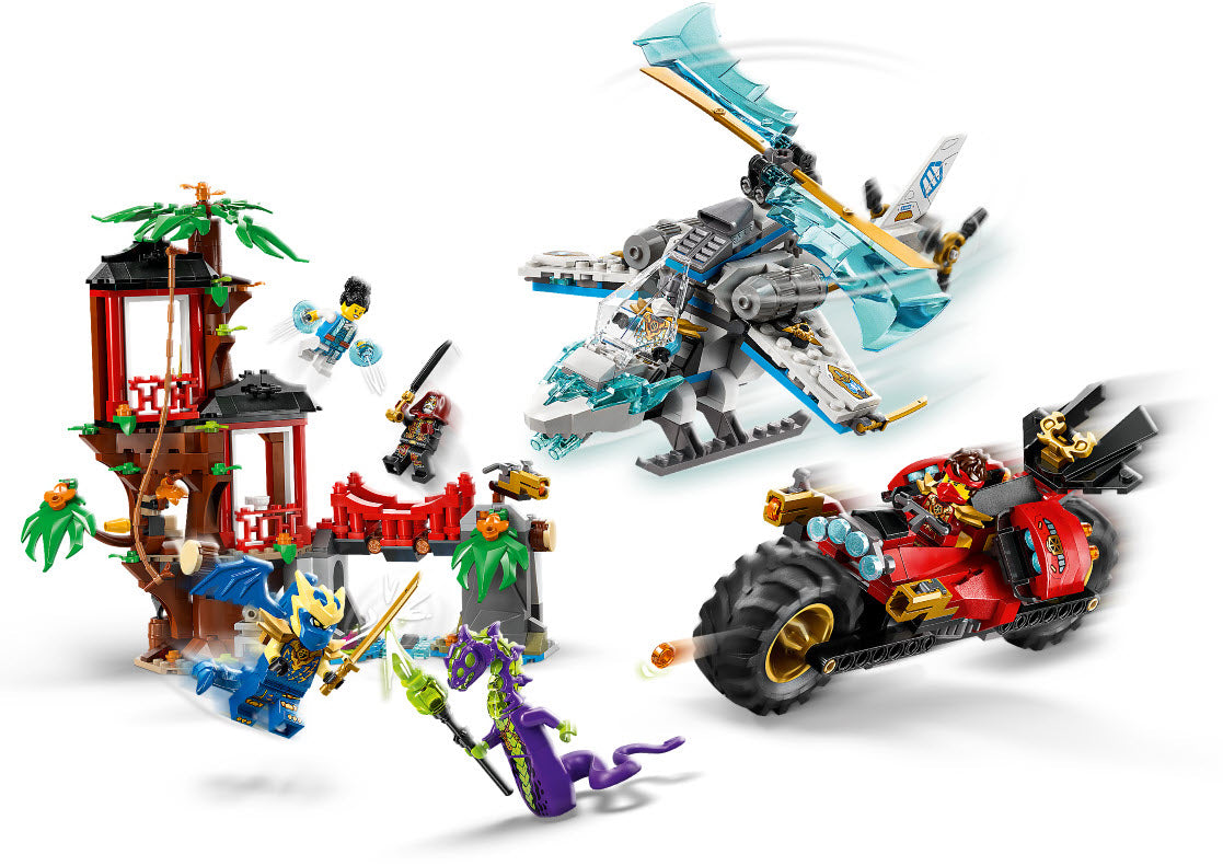 Detail 1: LEGO Ninjago 71857 Showdown am Baumhaus mit dem Ninja-Bike