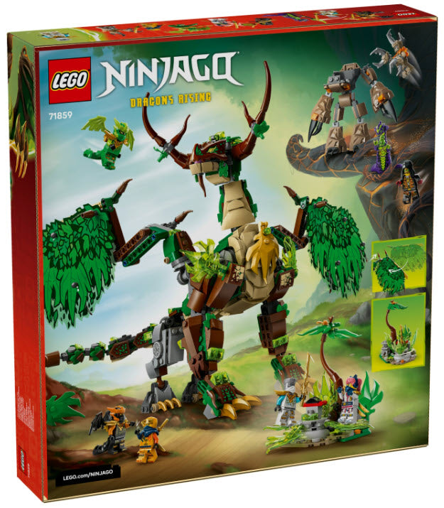 Box Rückseite: LEGO Ninjago 71859 Der Drache des Lebens