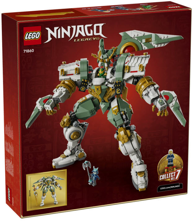 Box Rückseite: LEGO Ninjago 71860 15-jähriges Jubiläum: Lloyds Titan-Mech