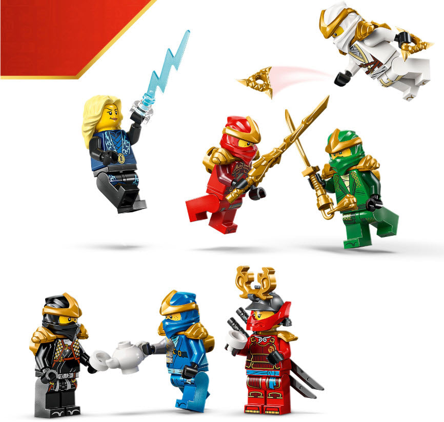 Minifiguren: LEGO Ninjago 71866 15-jähriges Jubiläum: Ninja-Charaktere zum Ausstellen