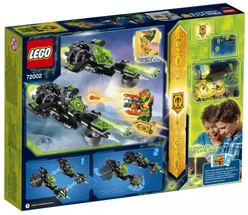 Box Rückansicht: LEGO Nexo Knights 72002 Doppelinfektor