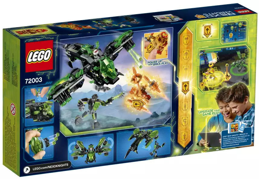 Box Rückansicht: LEGO Nexo Knights 72003 Berserker-Flieger