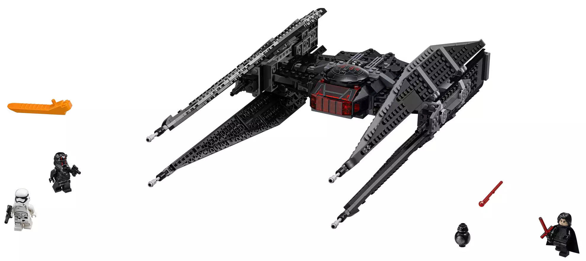 Inhalt: LEGO Star Wars 75179 Kylo Rens TIE Fighter