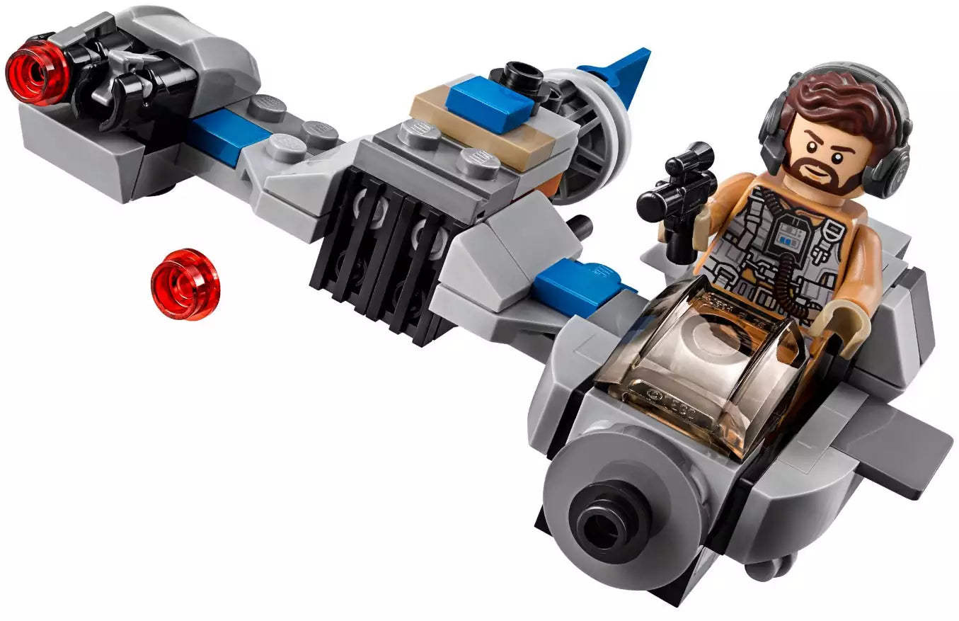 Detail 2: LEGO Star Wars 75195 Ski Speeder vs. First Order Walker Microfighters