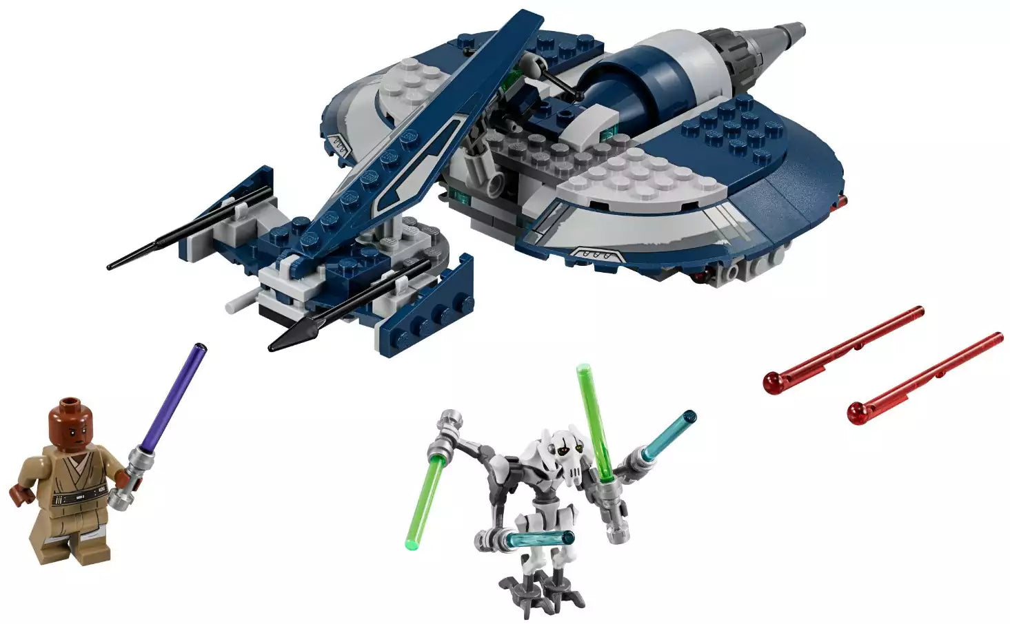 Inhalt: LEGO Star Wars 75199 General Grievous Combat Speeder