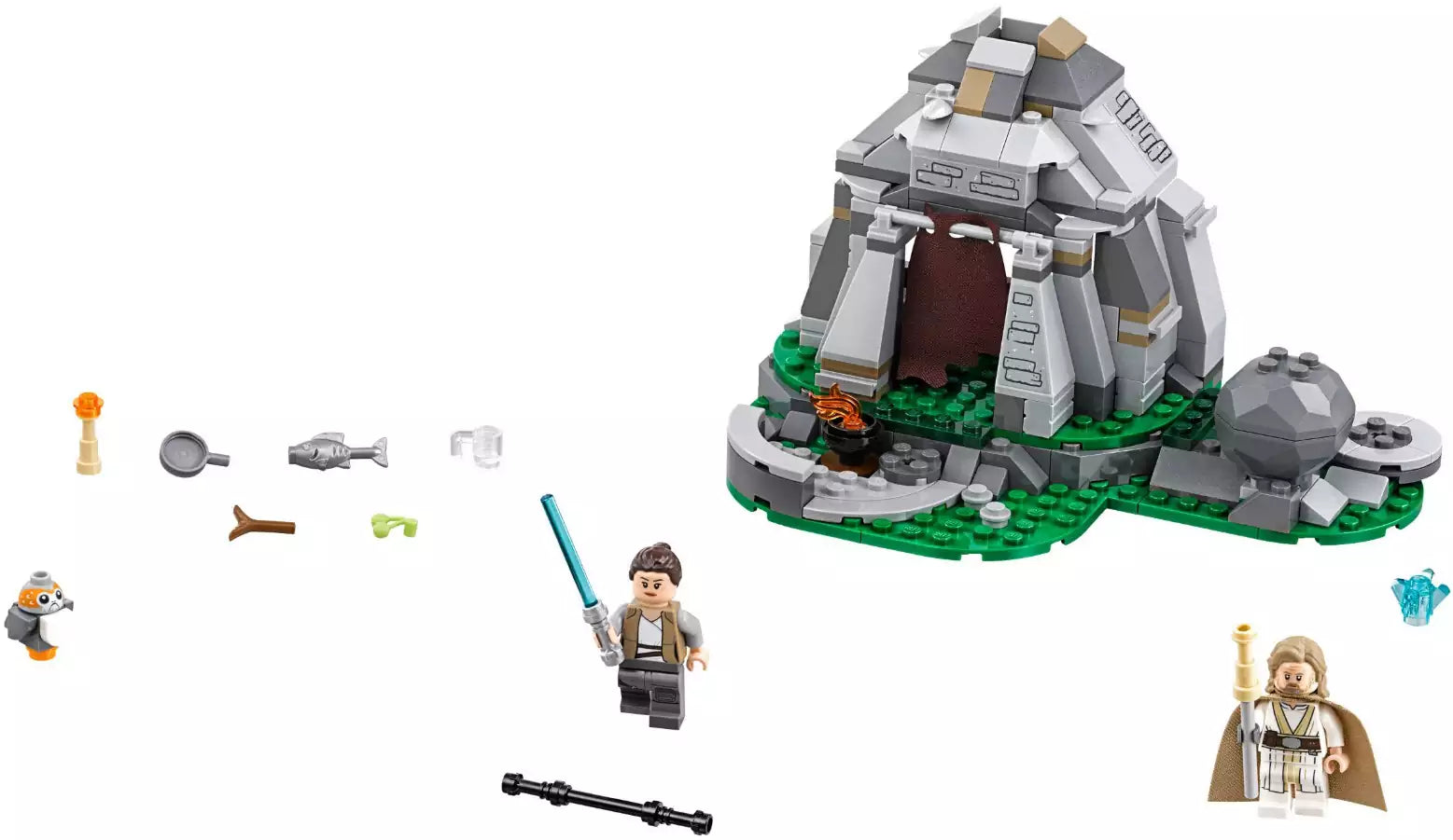 Inhalt: LEGO Star Wars 75200 Ahch-To Island Training