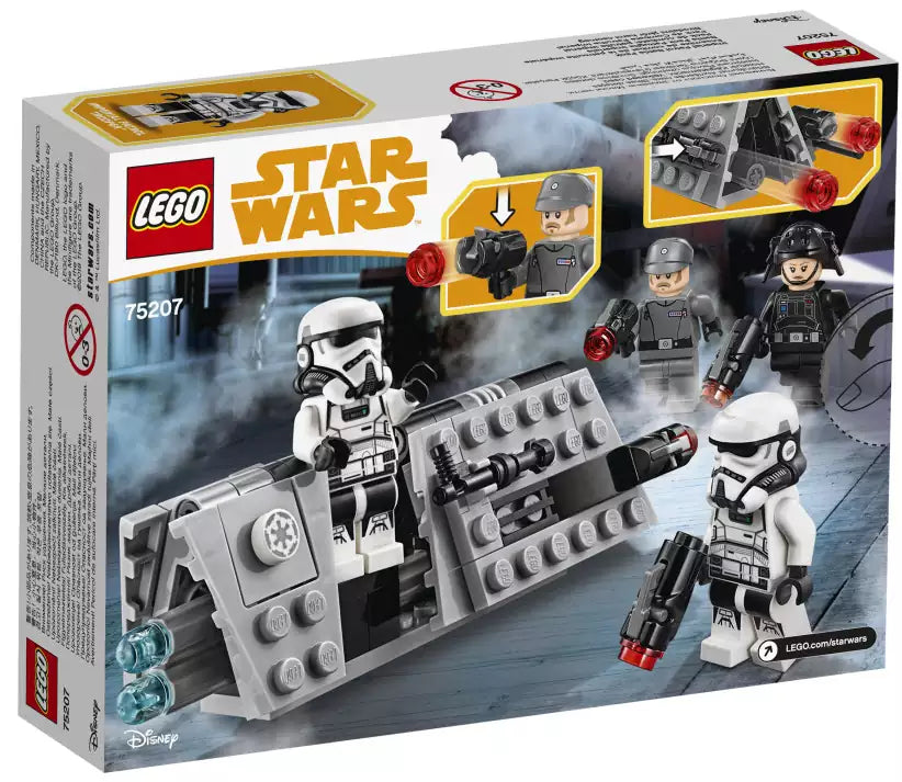 Box Rückansicht: LEGO Star Wars 75207 Imperial Patrol Battle Pack