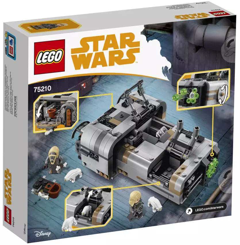 Box Rückansicht: LEGO Star Wars 75210 Molochs Landspeeder
