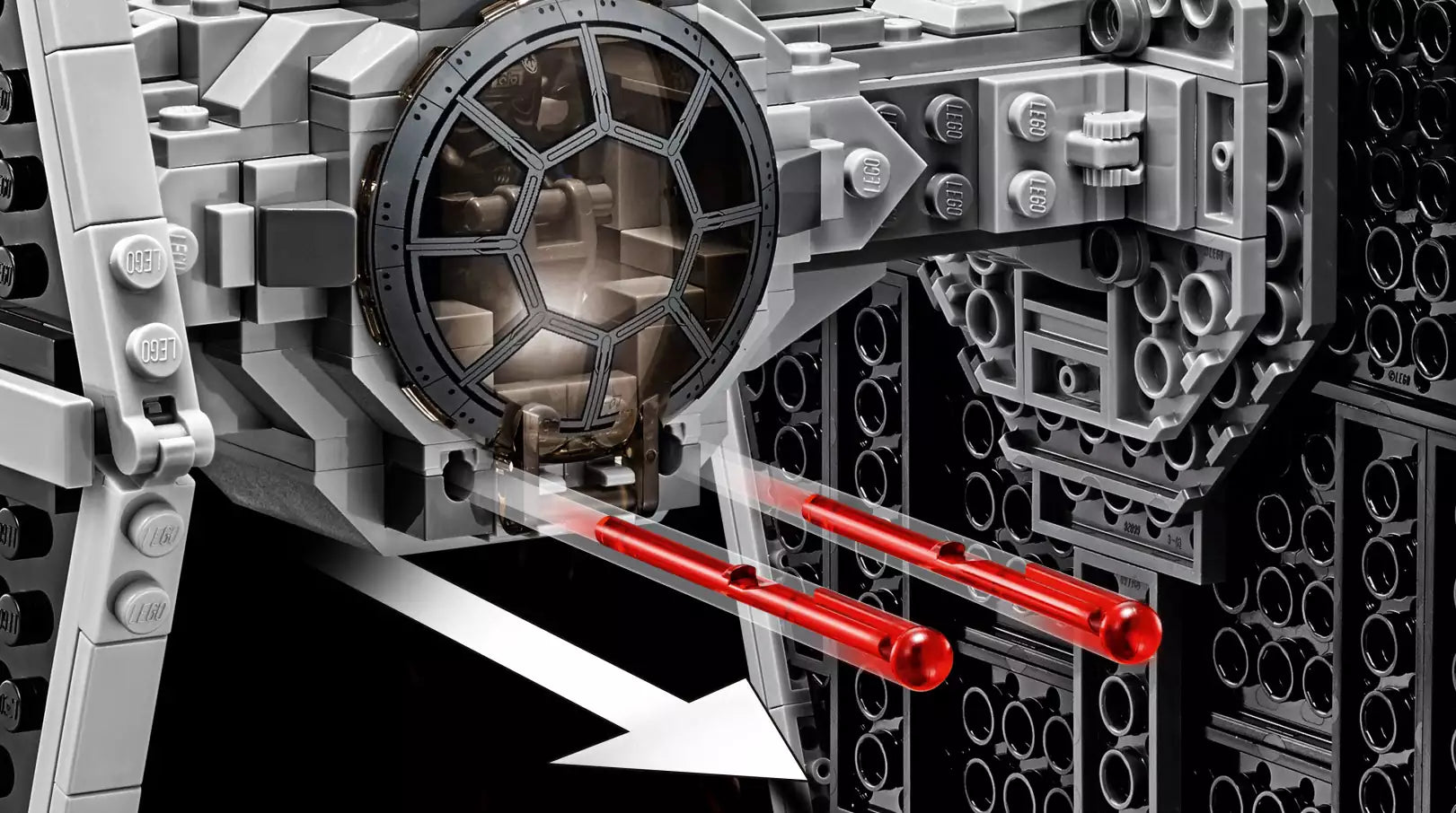 Detail 2: LEGO Star Wars 75211 Imperial TIE Fighter