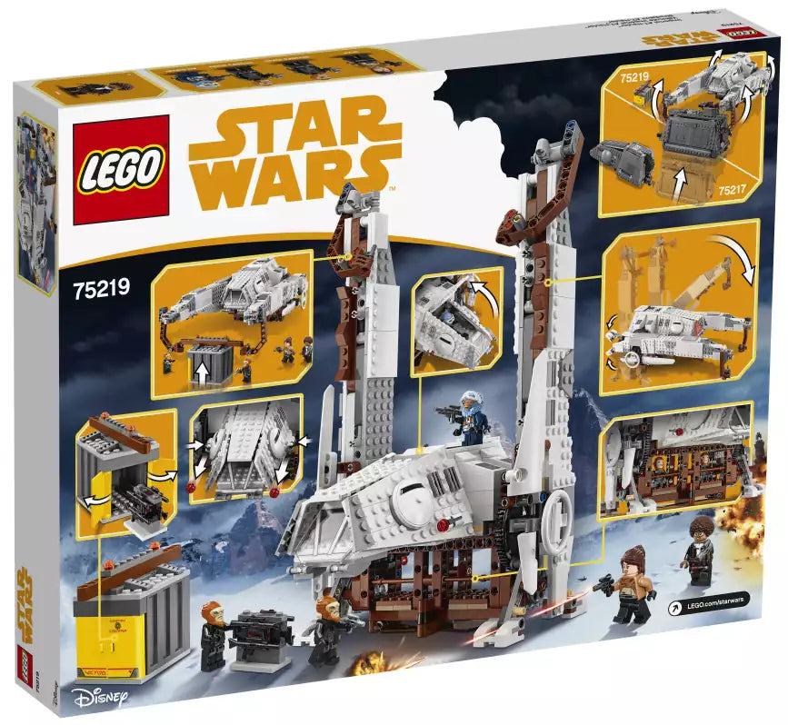 Box Rückansicht: LEGO Star Wars 75219 Imperial AT-Hauler