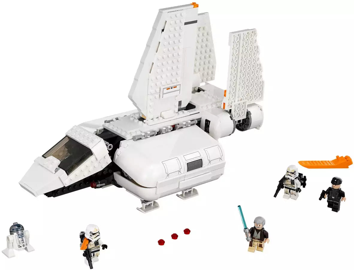 Inhalt: Box Rückansicht: LEGO Star Wars 75221 Imperiale Landefähre