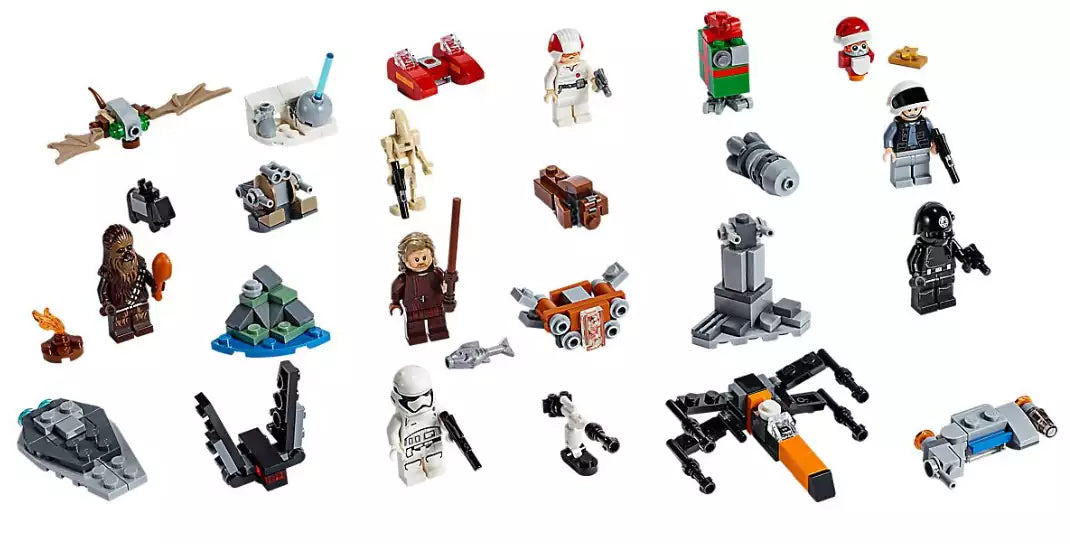 Inhalt: LEGO Star Wars 75245 Adventskalender 2019