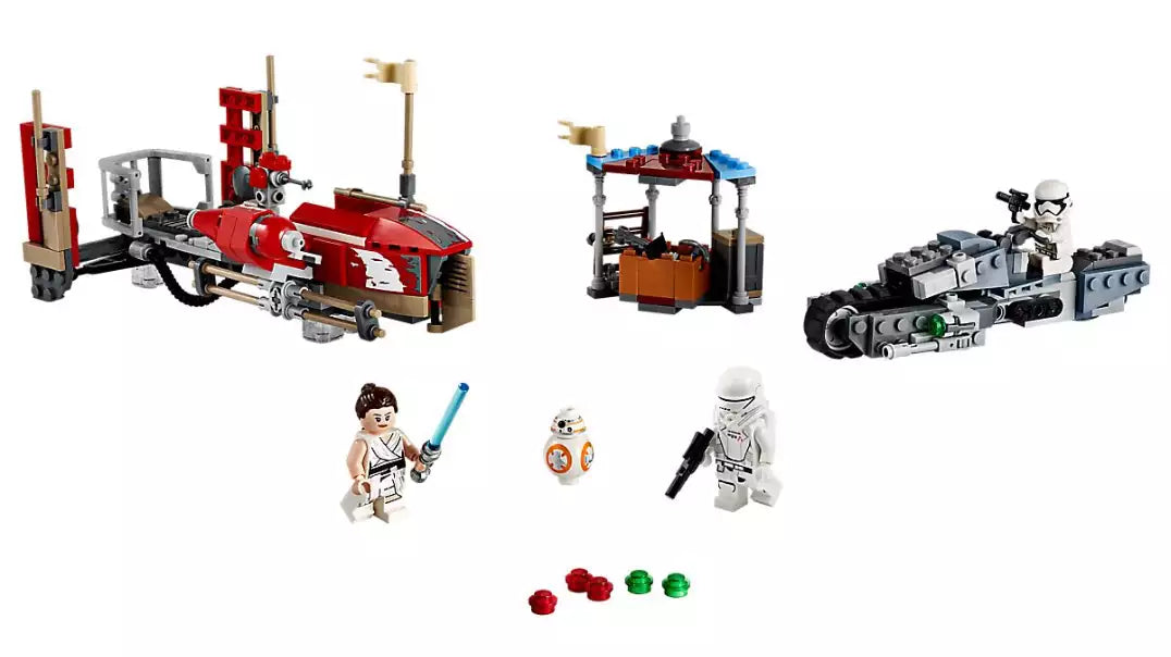 Inhalt: LEGO Star Wars 75250 Pasaana Speeder Jagd