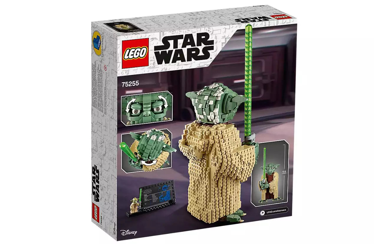 Box Rückseite: LEGO Star Wars 75255 Yoda