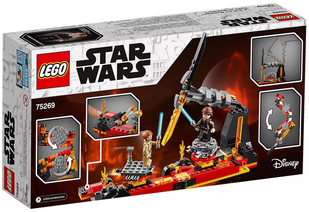 Box Rückansicht: LEGO Star Wars 75269 Duell auf Mustafar