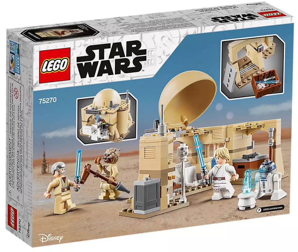 Box Rückansicht: LEGO Star Wars 75270 Obi-Wans Hütte