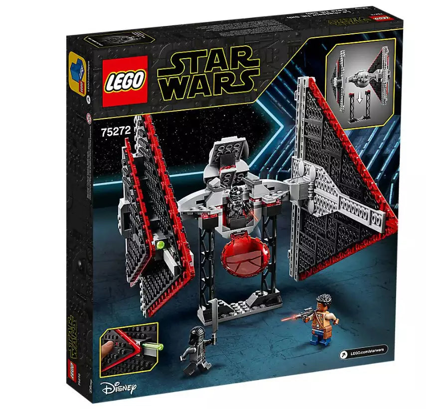 Box Rückansicht: LEGO Star Wars 75272 Sith TIE Fighter