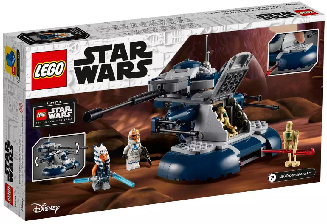 Box Rückansicht: LEGO Star Wars 75283 Armored Assault Tank (AAT)