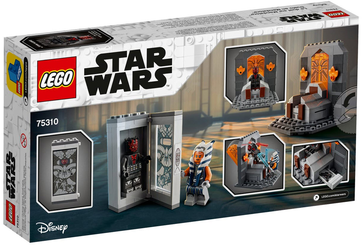 Box Rückansicht: LEGO Star Wars 75310 Duell auf Mandalore