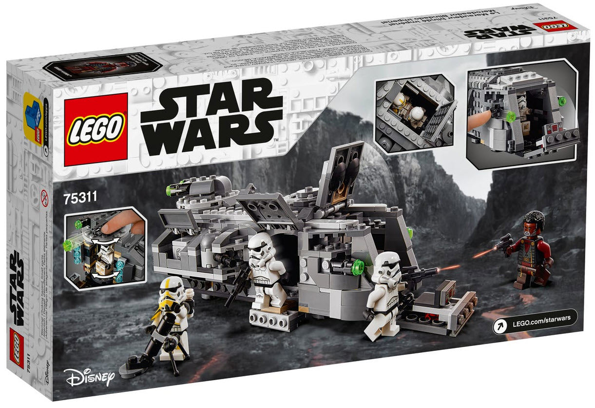 Box Rückansicht: LEGO Star Wars 75311 Imperialer Marauder