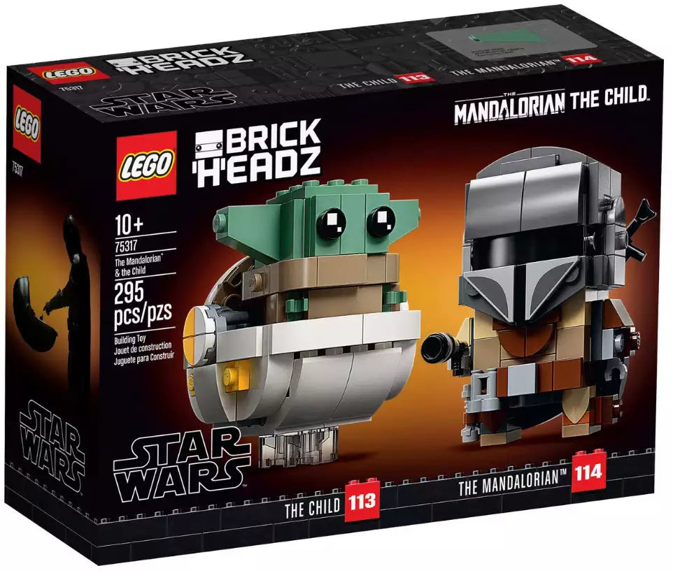 LEGO Brickheadz 75317 Der Mandalorianer und das Kind
