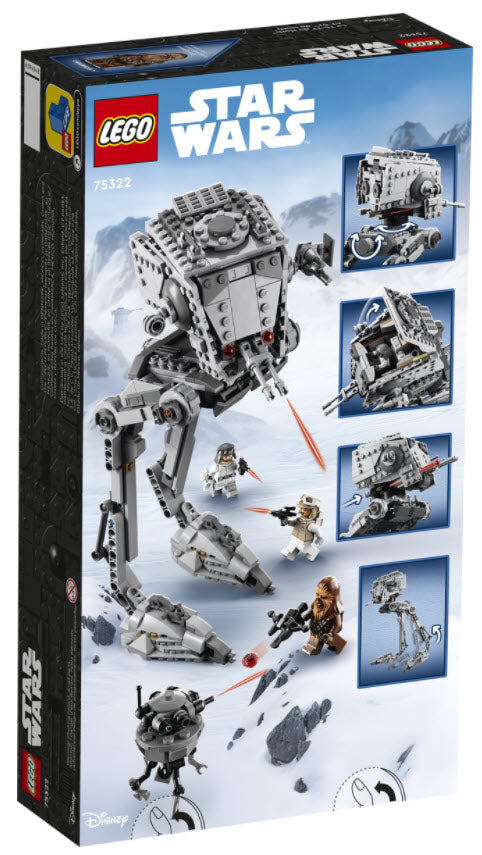 Box Rückseite: LEGO Star Wars 75322 AT-ST auf Hoth