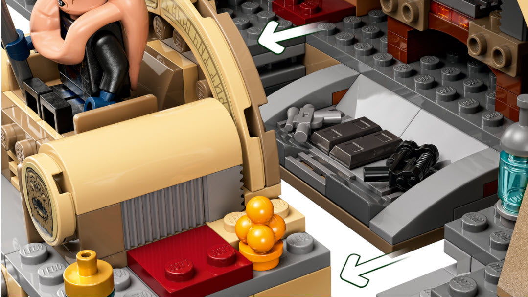 Detail 2: LEGO Star Wars 75326 Boba Fetts Thronsaal