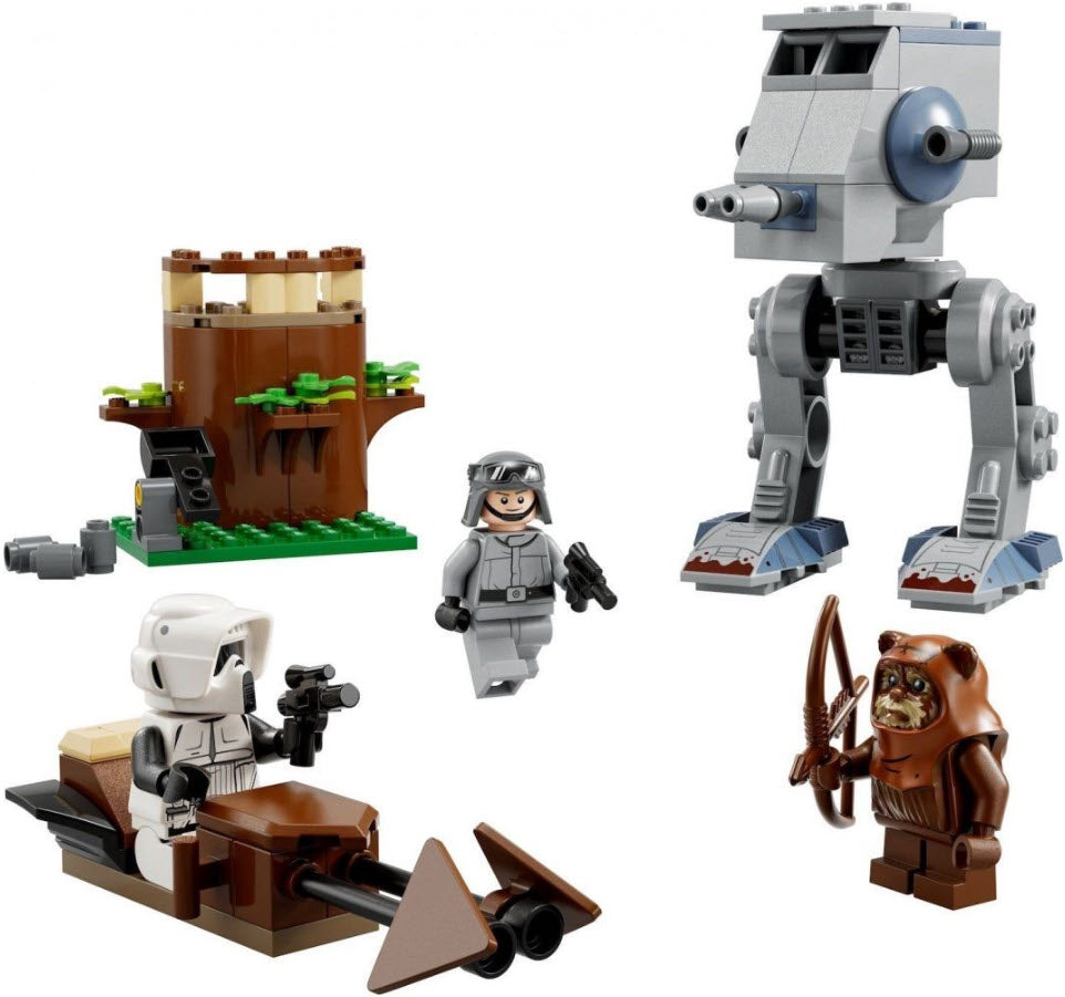 Inhalt: LEGO Star Wars 75332 AT-ST