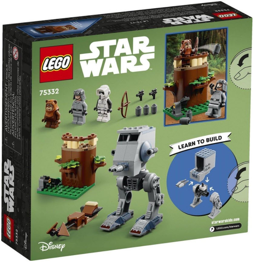 Box Rückseite: LEGO Star Wars 75332 AT-ST