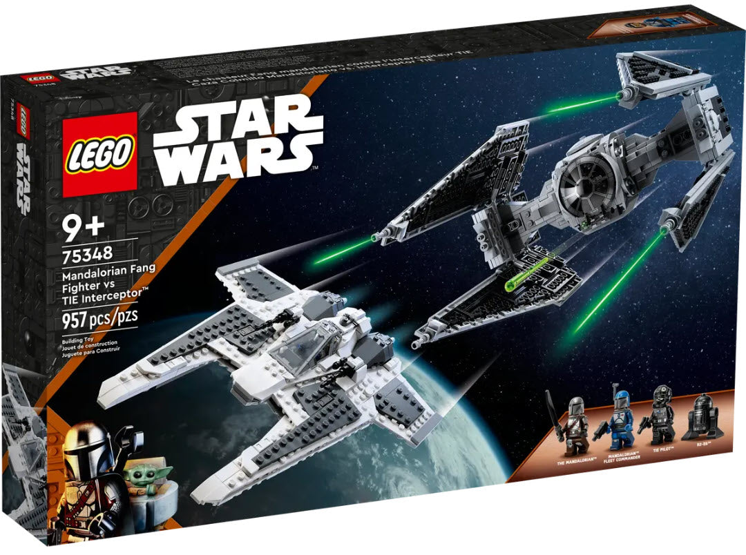 LEGO Star Wars 75348 Mandalorianischer Fang Fighter vs. TIE Interceptor