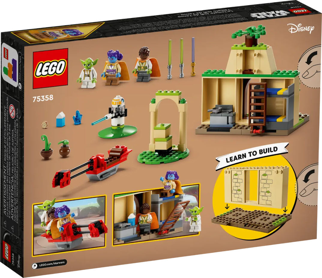 Box Rückansicht: LEGO Star War 75358 Tenoo Jedi Temple
