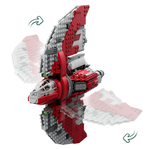 Detail 2: LEGO Star War 75362 Ahsoka Tanos T-6 Jedi Shuttle