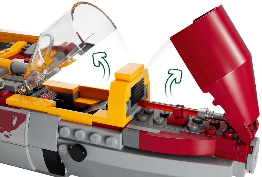 Detail 2: LEGO Star War 75364 New Republic E-Wing vs. Shin Hatis Starfighter